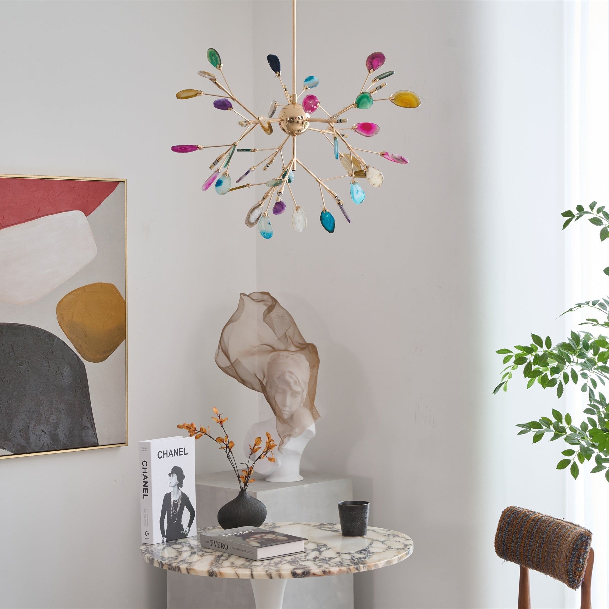 WOW Agate Flake Chandelier