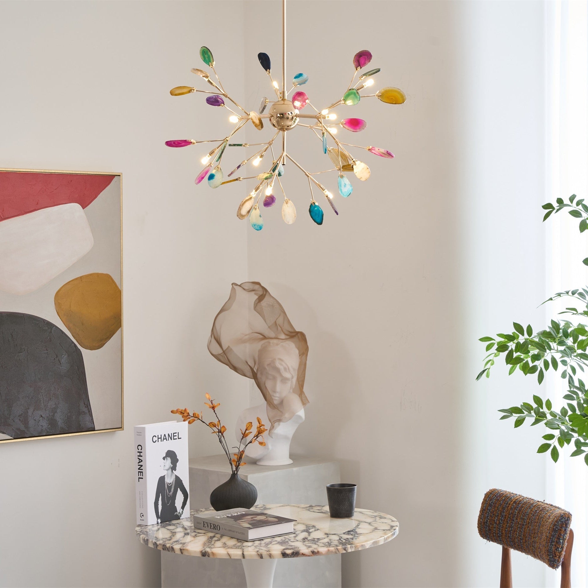 WOW Agate Flake Chandelier