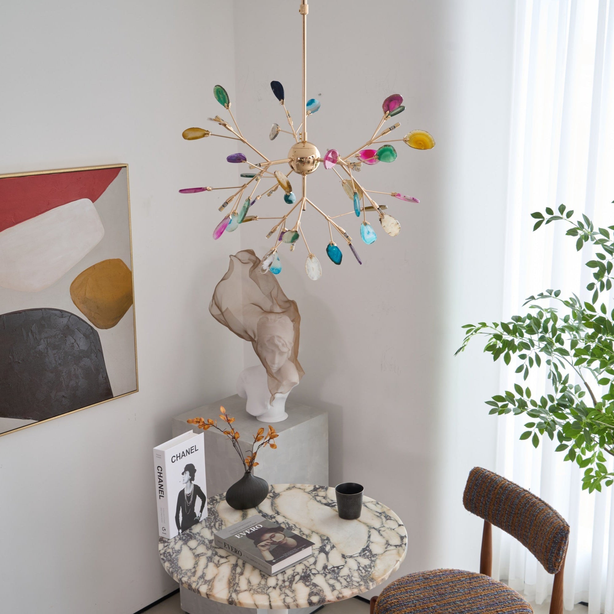 WOW Agate Flake Chandelier