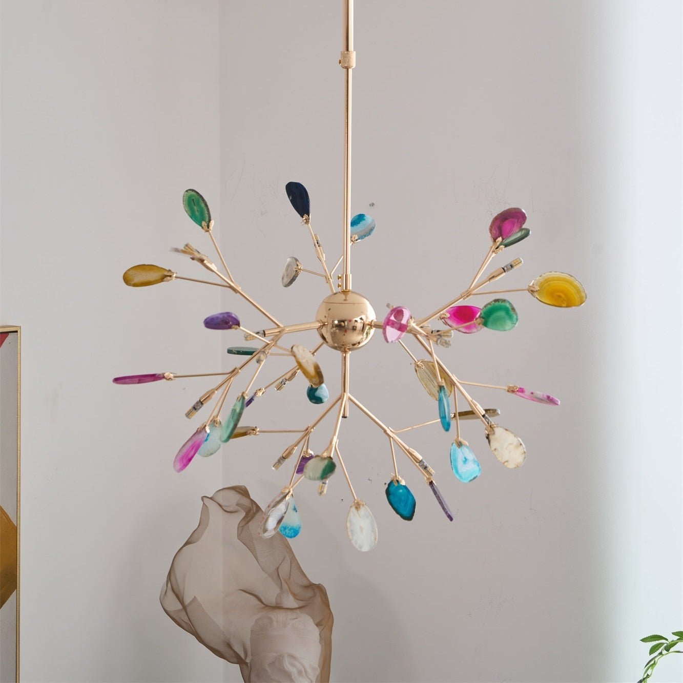 WOW Agate Flake Chandelier
