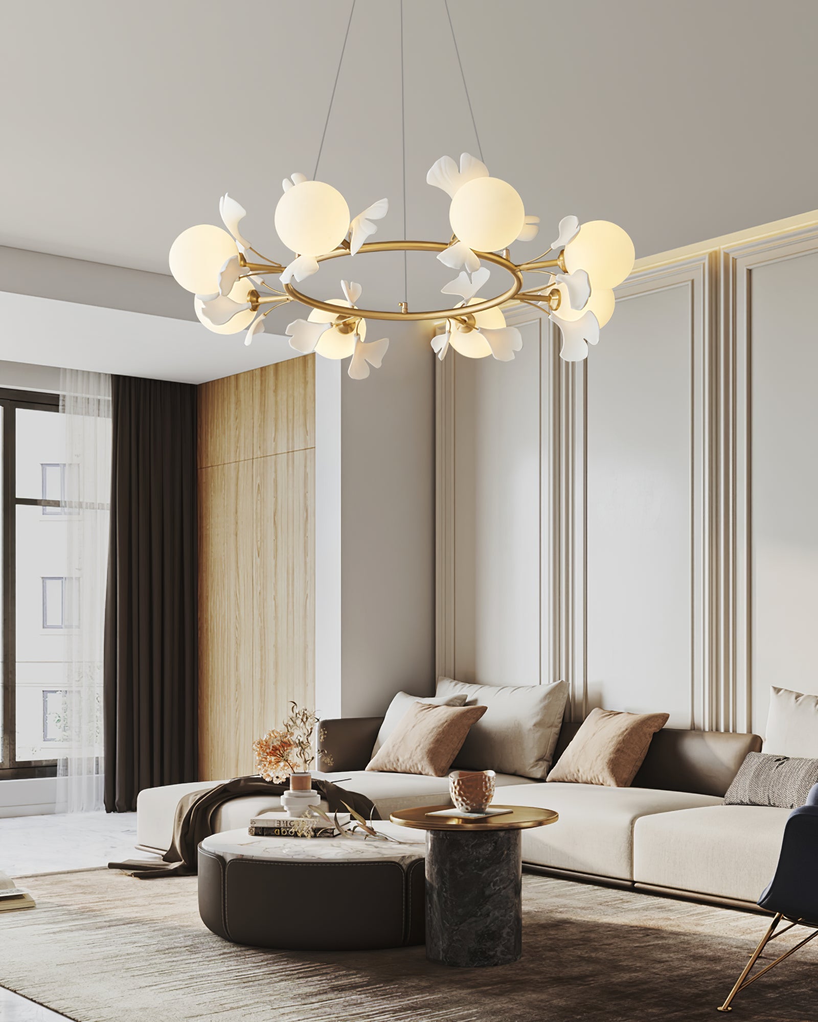 WOW Evander Gingko Gorgeous Chandelier - wow2480
