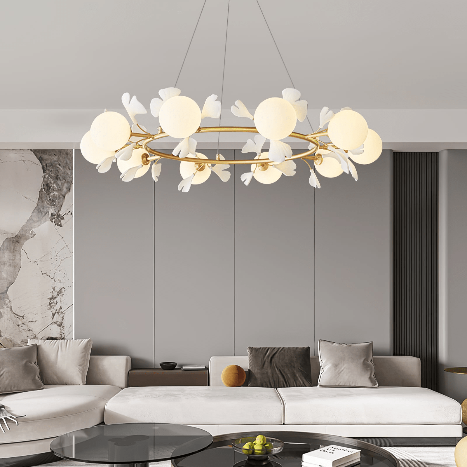 WOW Evander Gingko Gorgeous Chandelier - wow2480