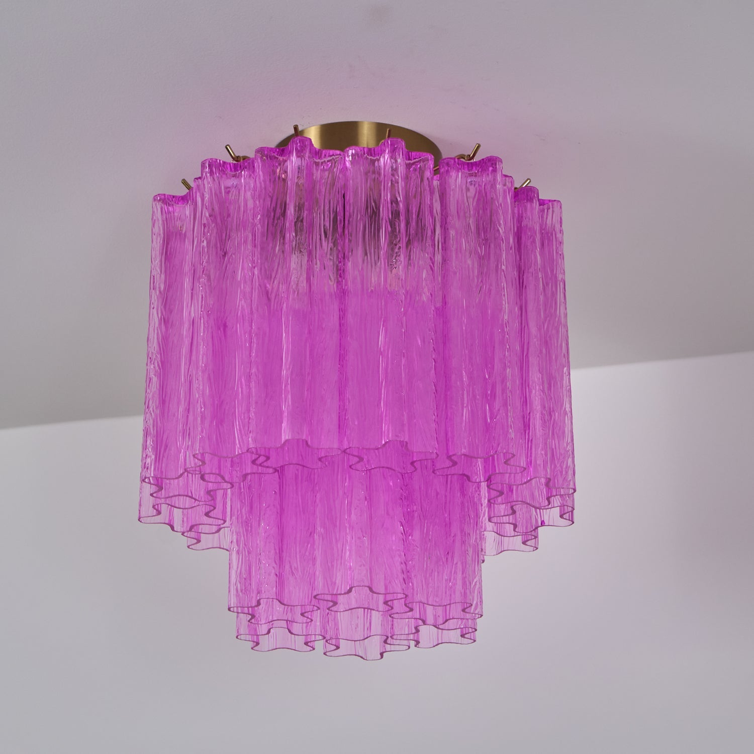 WOW Fiora Rose Red Glass Ceiling Lamp