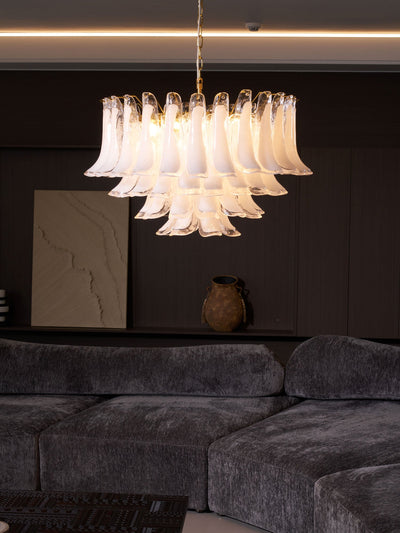 WOW Fiora Pink Glass  Gorgeous Chandelier-WOW5249