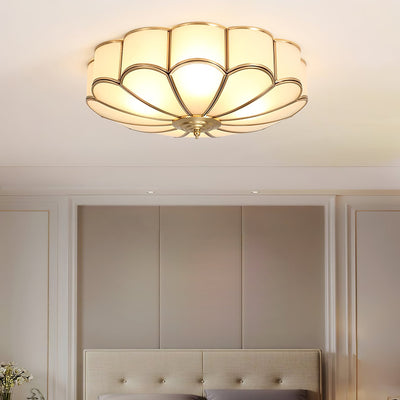 WOW Flower Shape Glass Recessed Ceiling Light