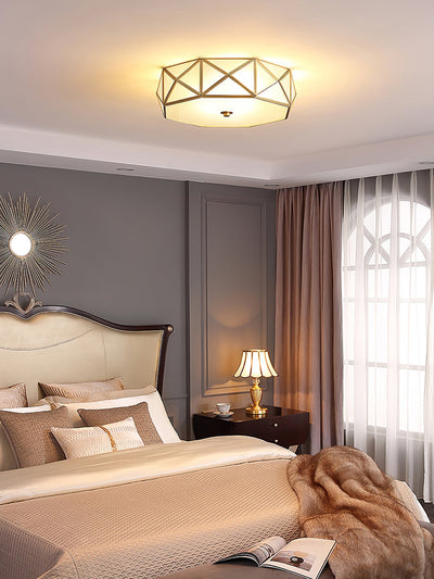 WOW Geometric Shaped Flush Ceiling Light