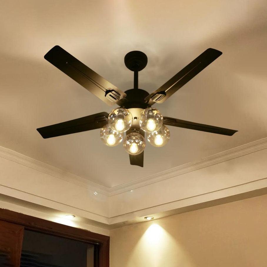 WOW Black Vintage Ceiling Fan