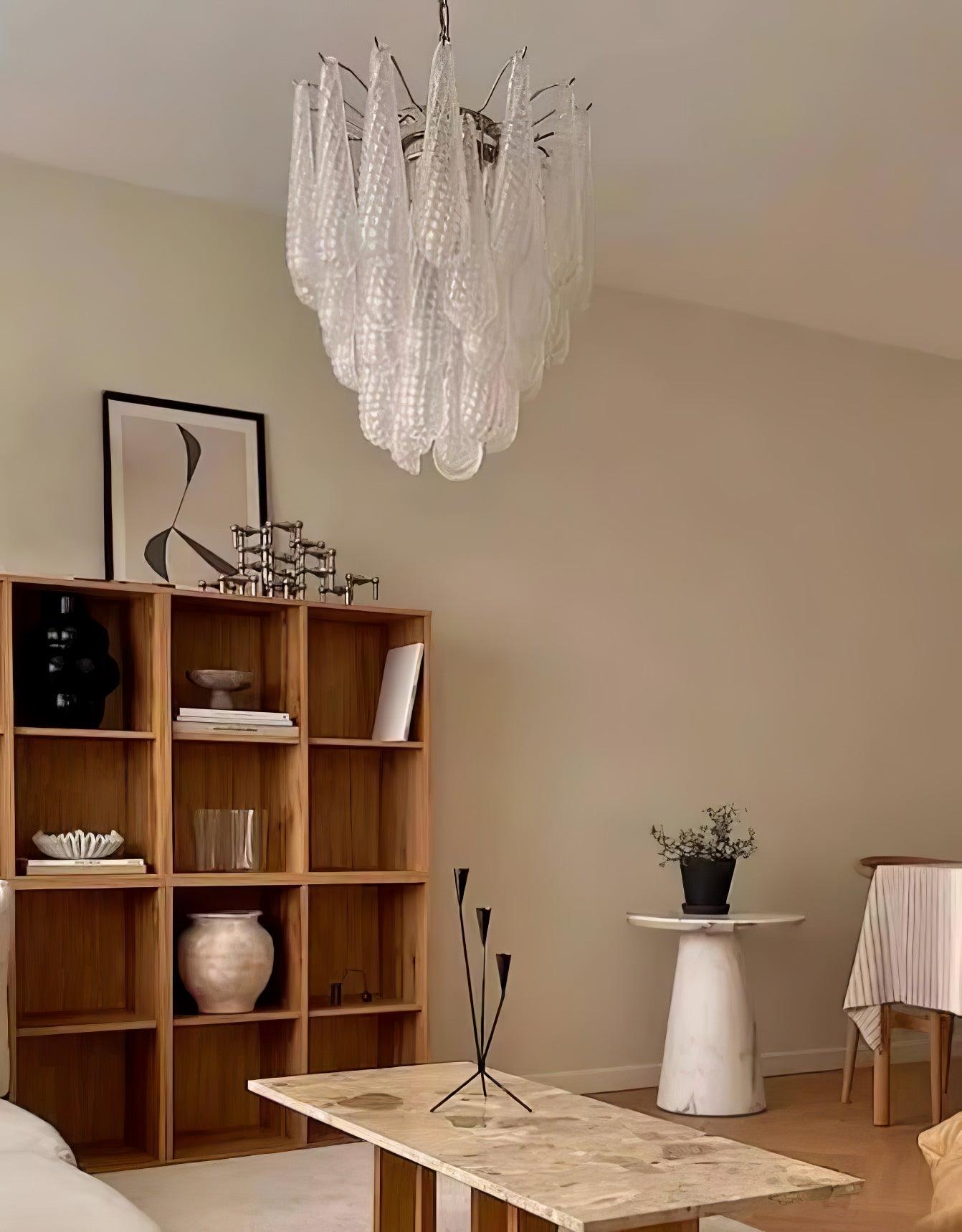 WOW Grid Glass Waterfall Gorgeous Chandelier-WOW5256