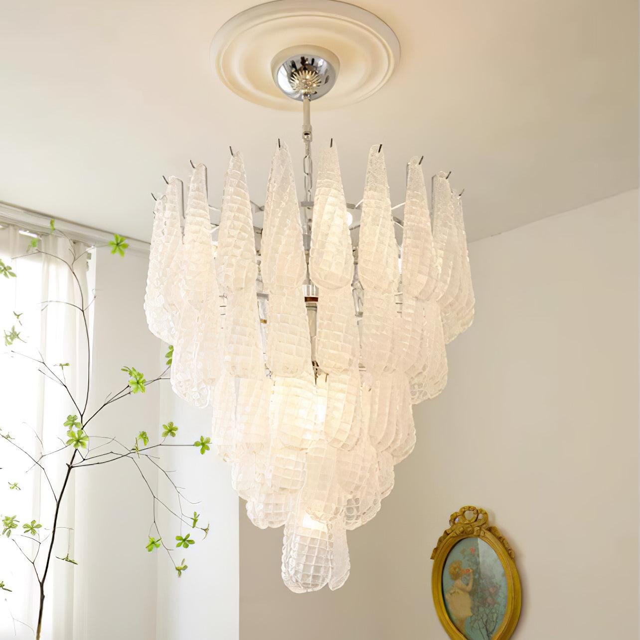 WOW Grid Glass Waterfall Gorgeous Chandelier-WOW5256