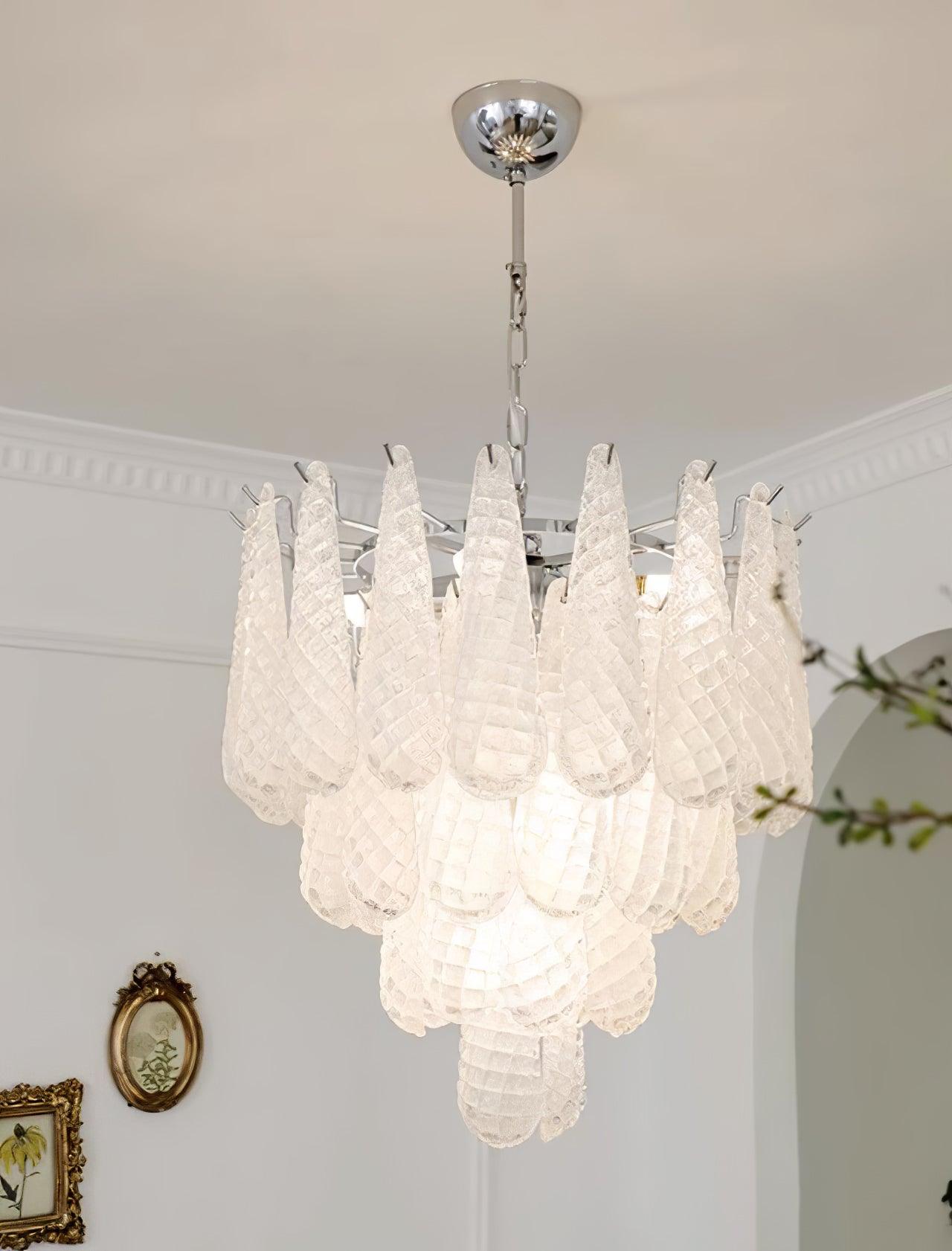 WOW Grid Glass Waterfall Gorgeous Chandelier-WOW5256