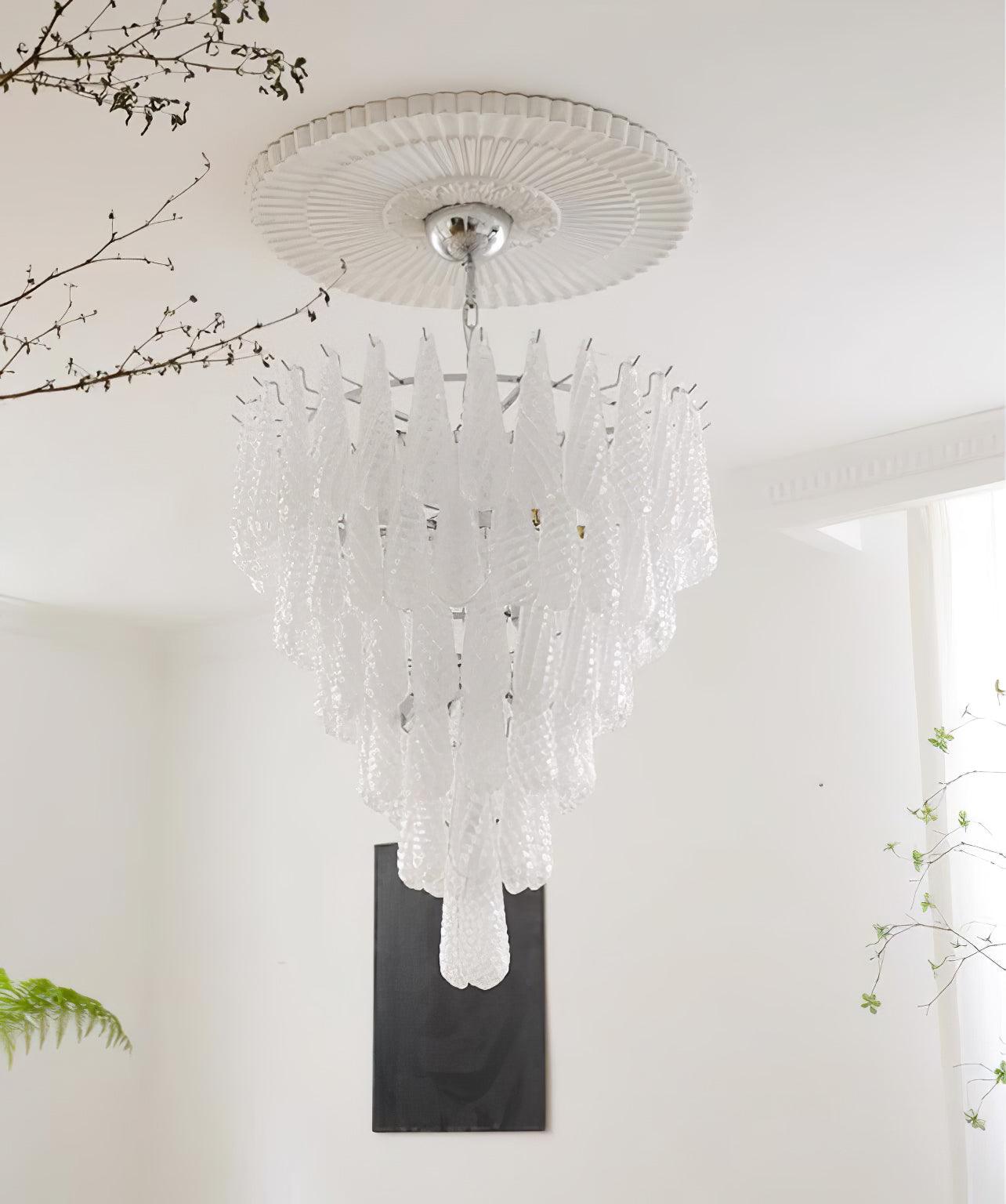 WOW Grid Glass Waterfall Gorgeous Chandelier-WOW5256