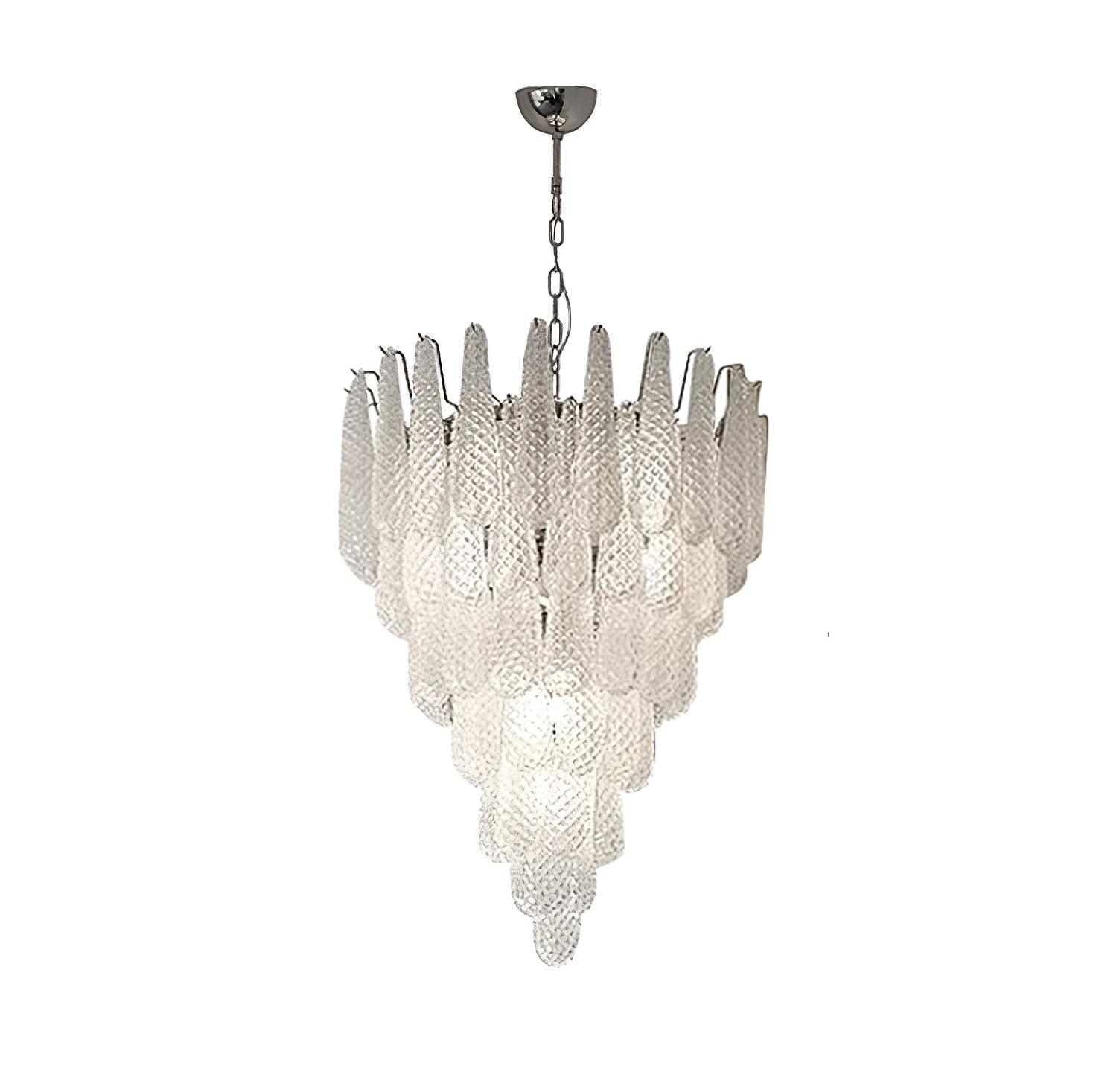 WOW Grid Glass Waterfall Gorgeous Chandelier-WOW5256