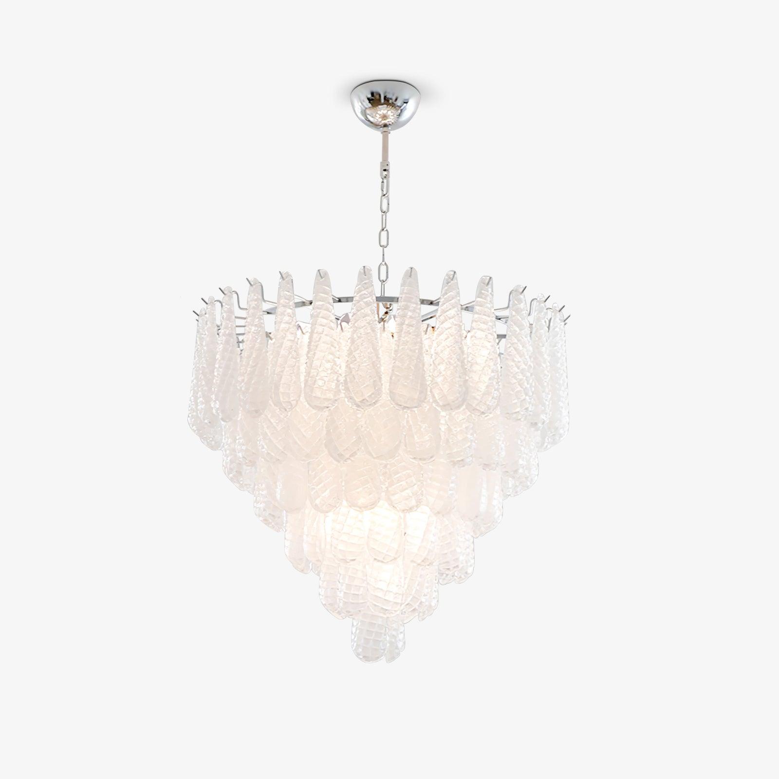 WOW Grid Glass Waterfall Gorgeous Chandelier-WOW5256