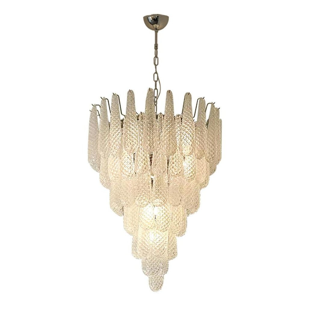 WOW Grid Glass Waterfall Gorgeous Chandelier-WOW5256