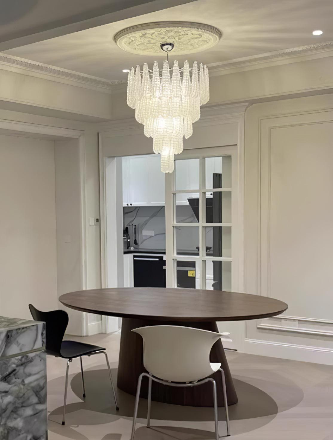 WOW Grid Glass Waterfall Gorgeous Chandelier-WOW5256