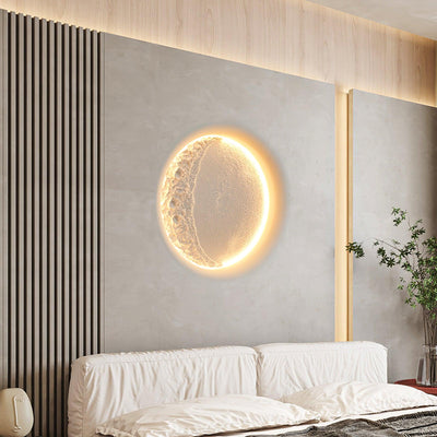 WOW Gypsum Moon Wall Lamp