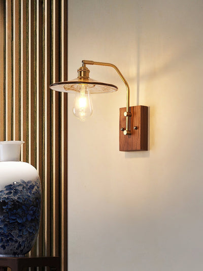 WOW Heritage Walnut Wall Lamp