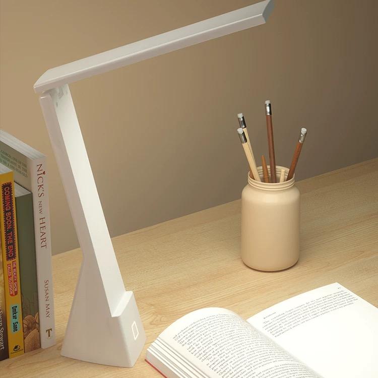 LED Rechargeable Folding Eye Protection Stepless Dimming Reading Study Desk Lamp