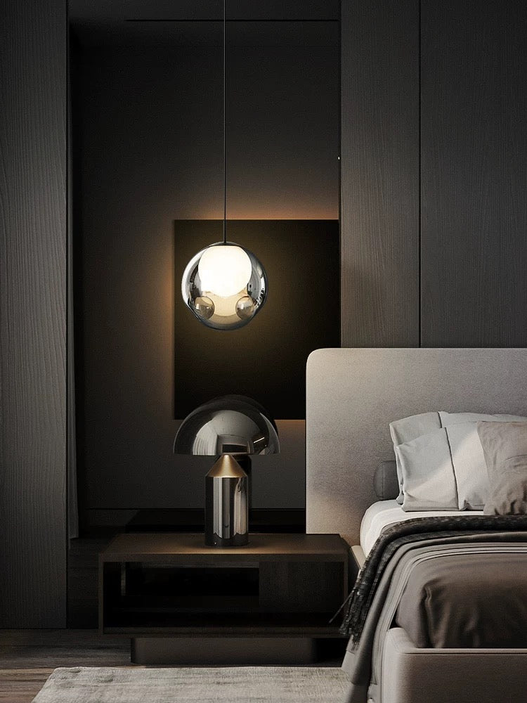WOW 6.3-inch Glass Bubble 1-Light Pendant Light