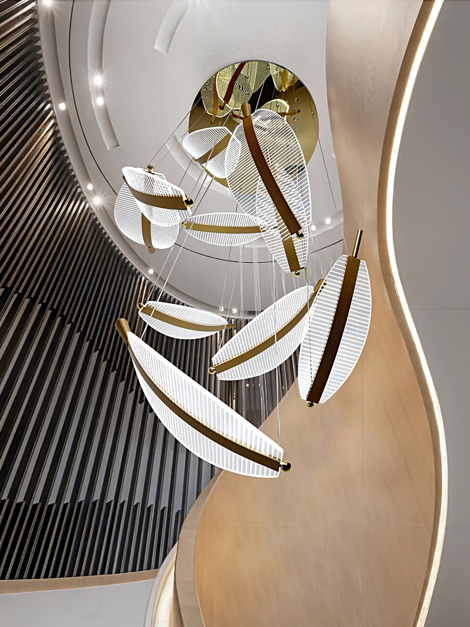 WOW Leaf LED Chandelier