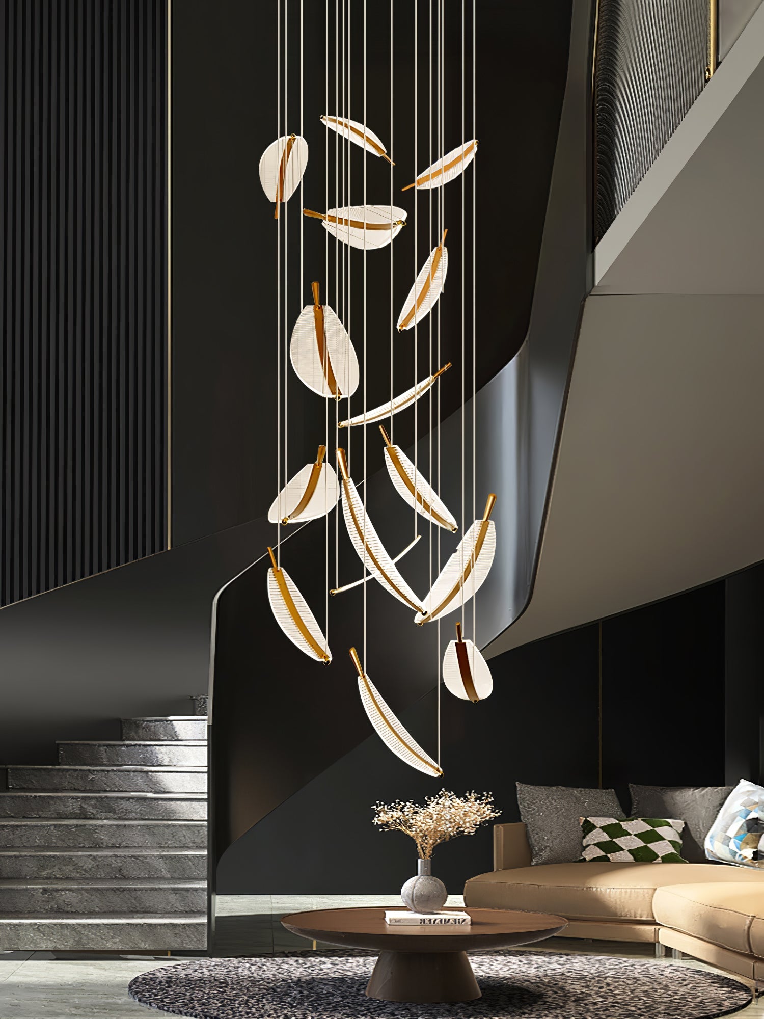 WOW Leaf LED Chandelier