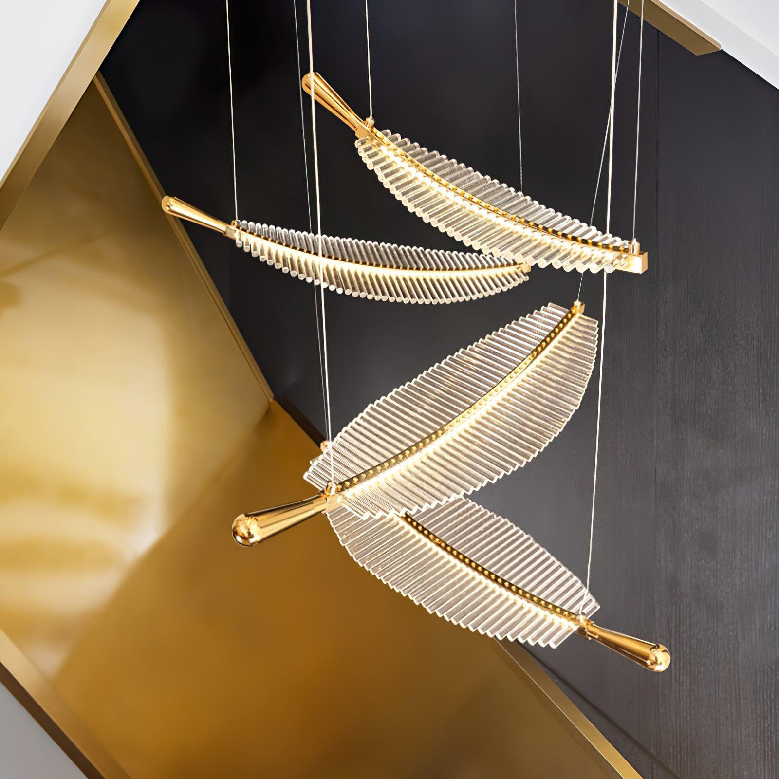 WOW Leaf LED Chandelier