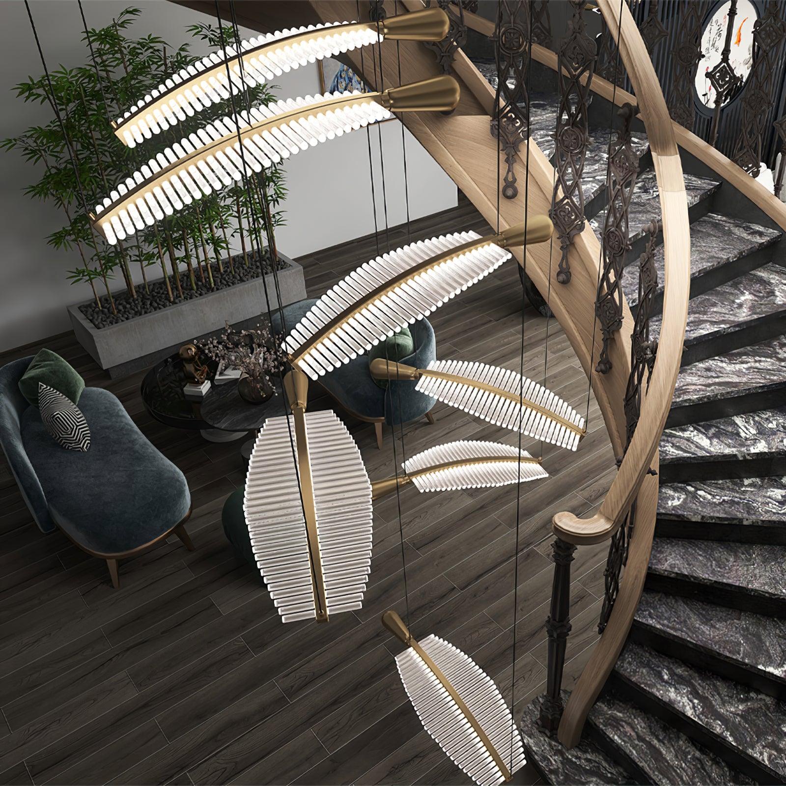 WOW Leaf LED Chandelier