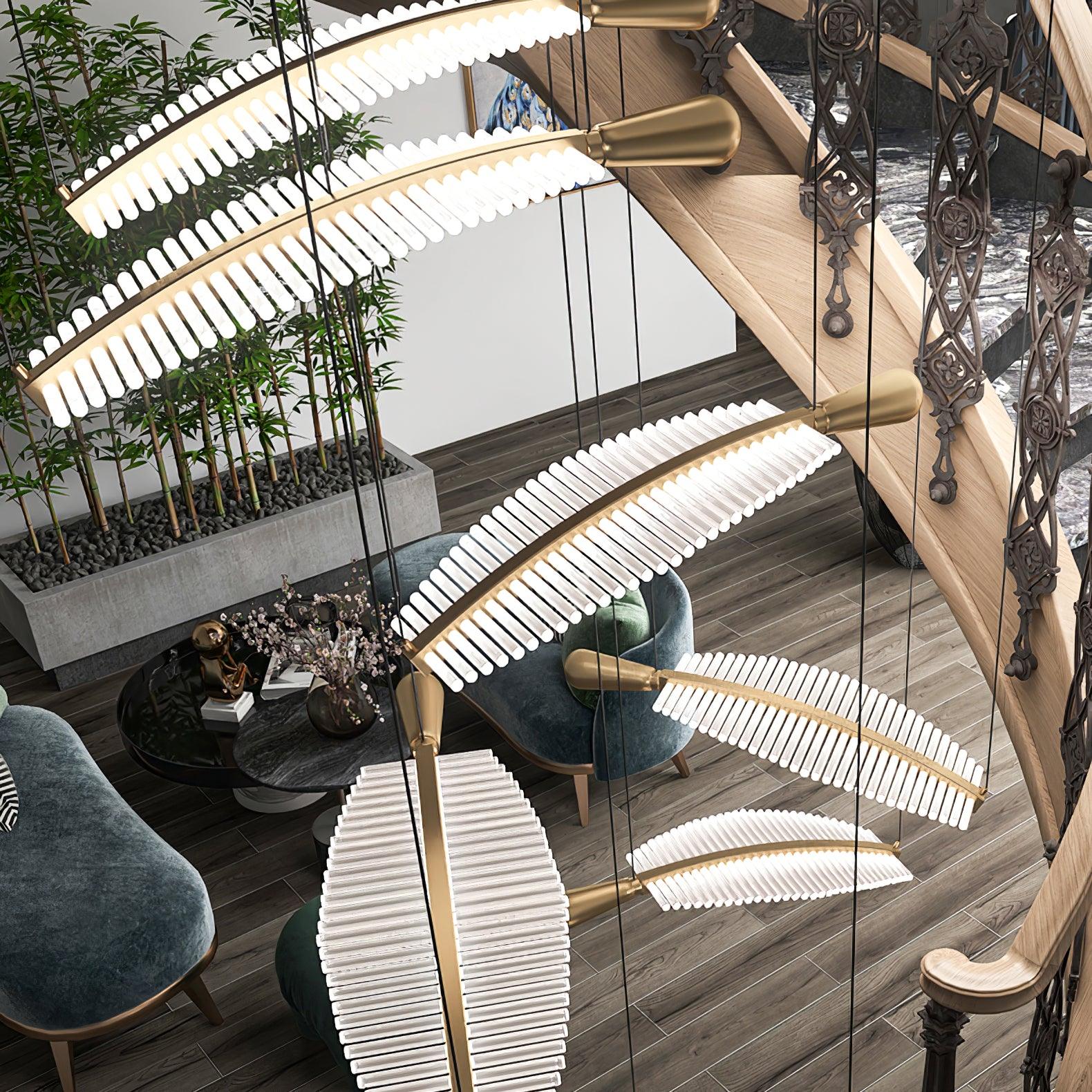 WOW Leaf LED Chandelier