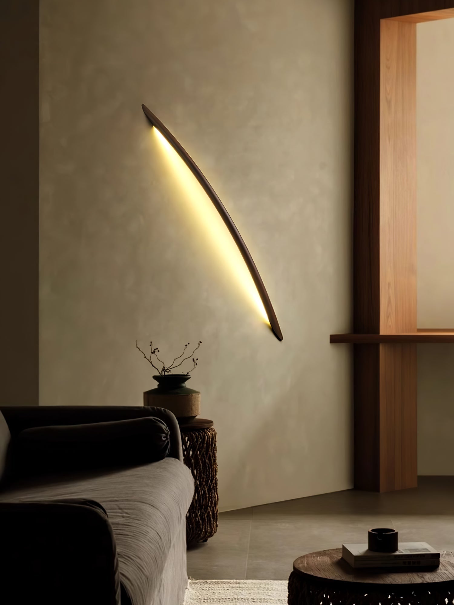 WOW Linea Wood Wall Light
