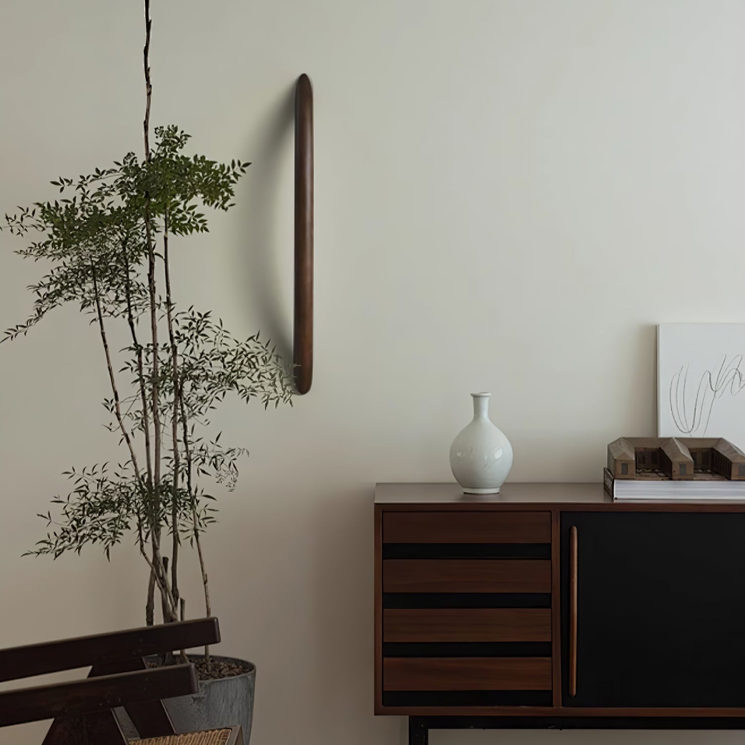 WOW Linea Wood Wall Light