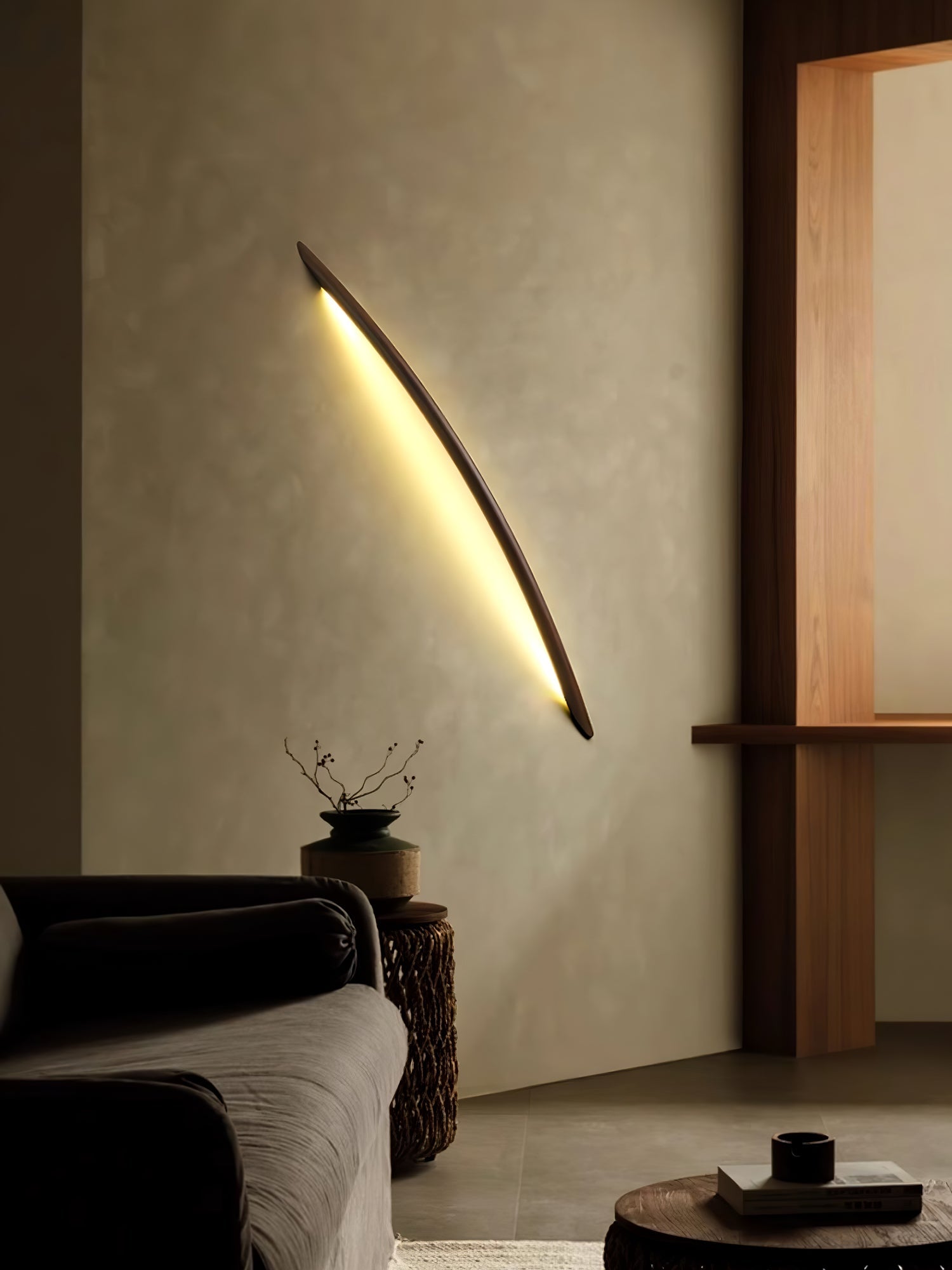 WOW Linea Wood Wall Light