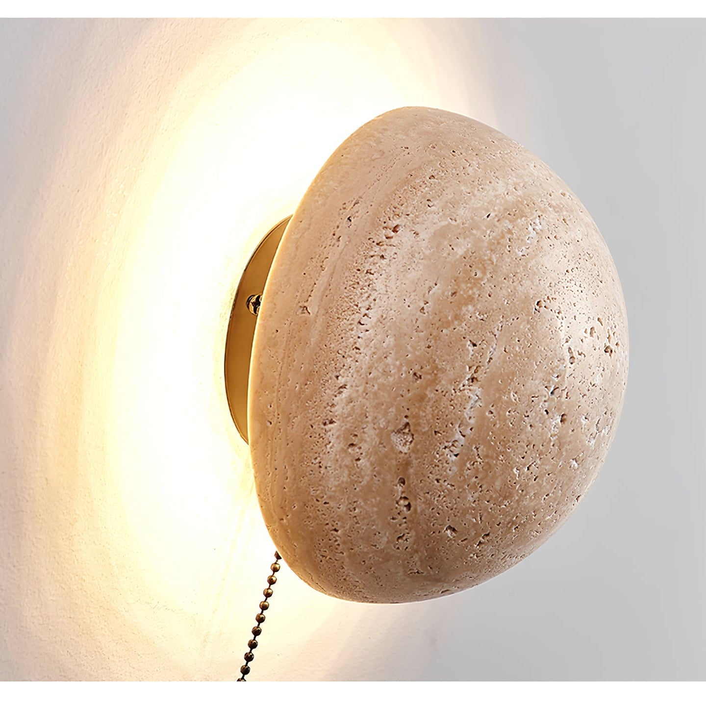 WOW Luna Travertine Wall Light
