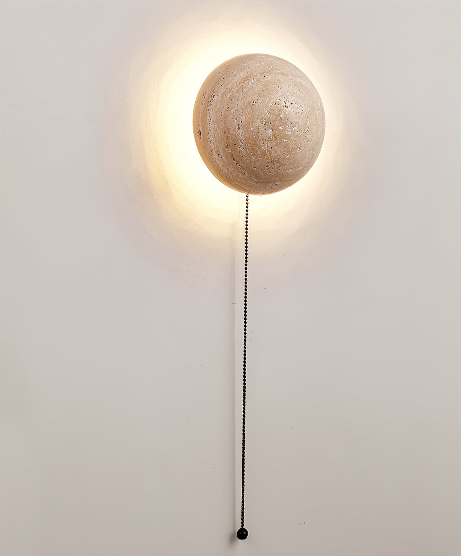 WOW Luna Travertine Wall Light