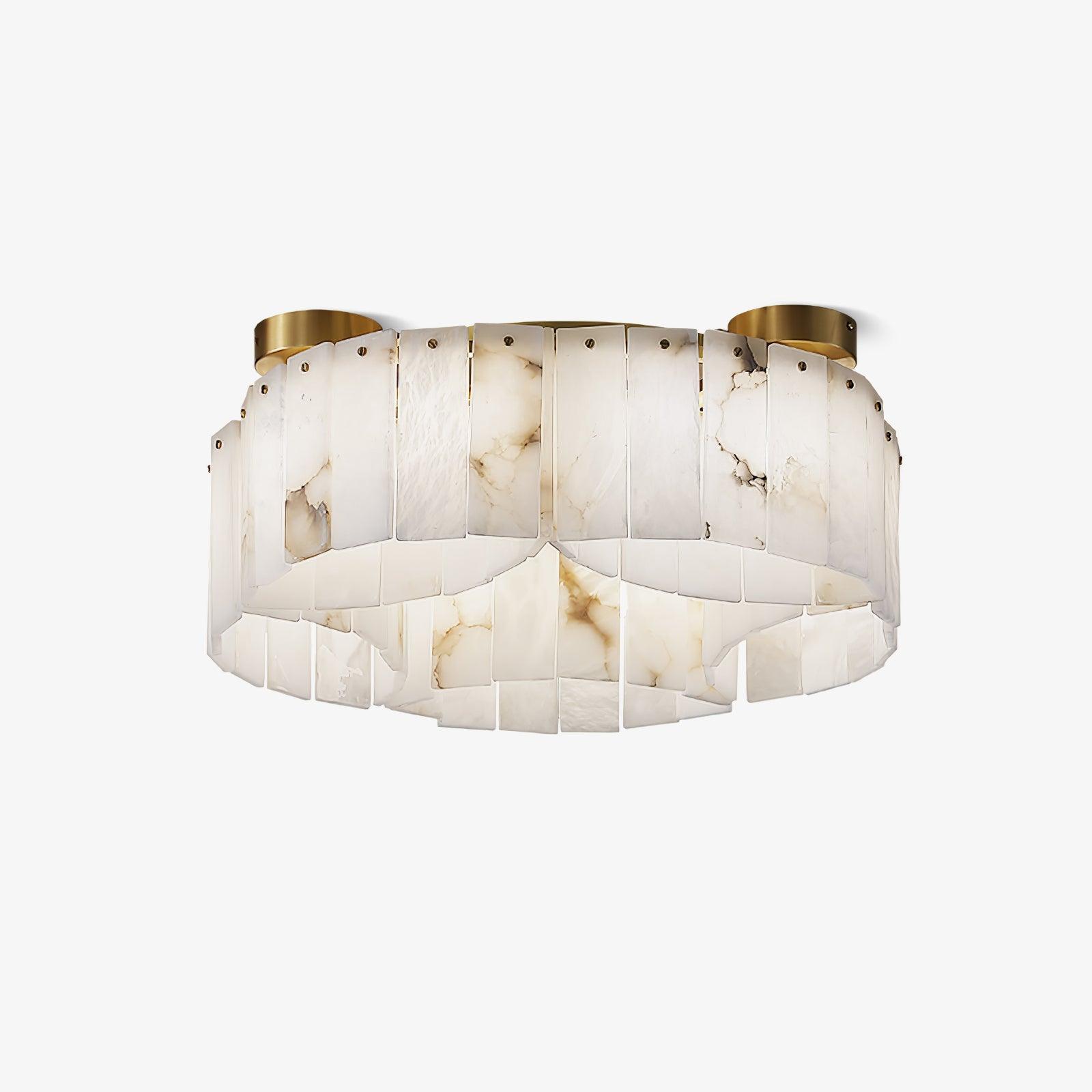 WOW Luxe Alabaster Brass Ceiling Lamp