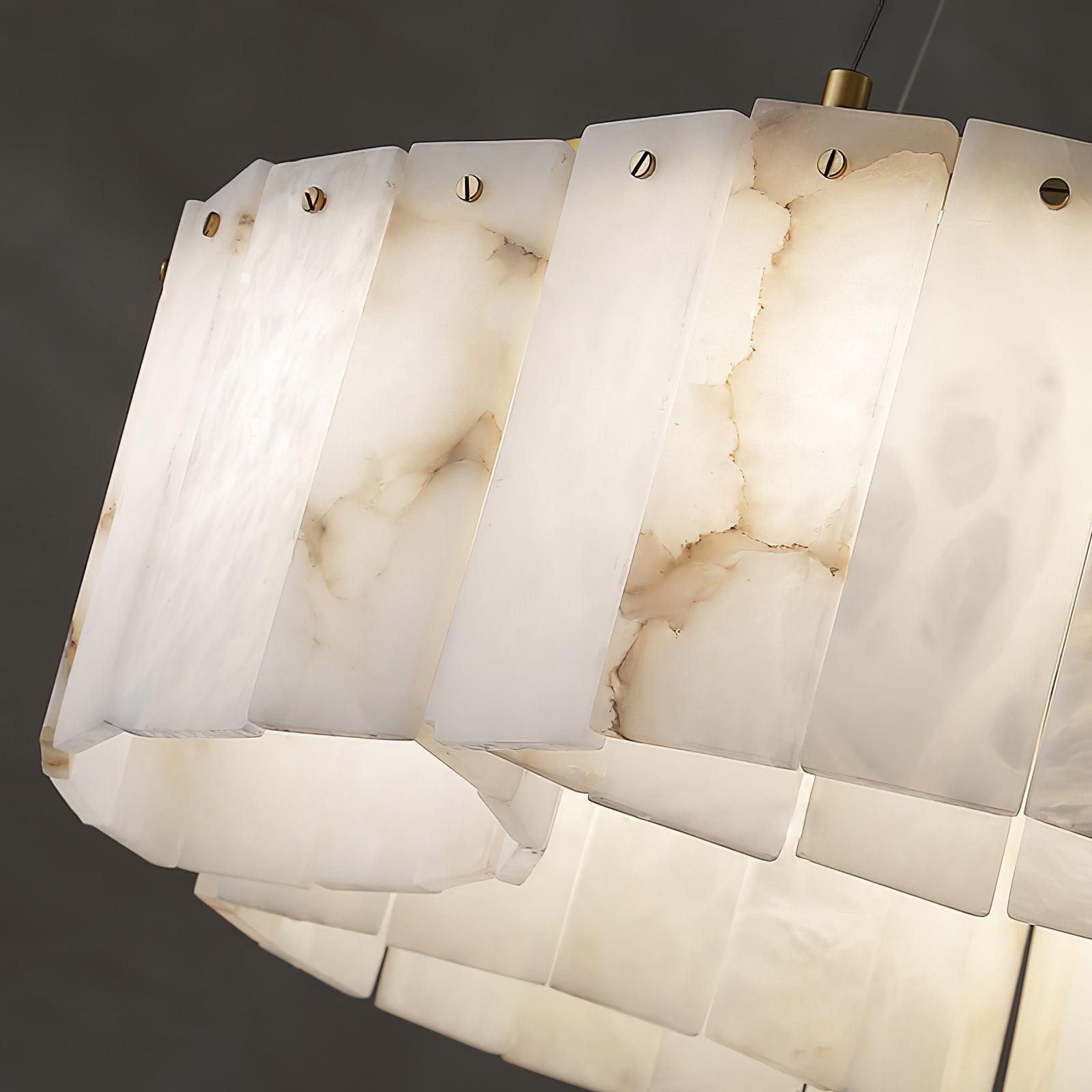 WOW Luxe Alabaster Brass Ceiling Lamp