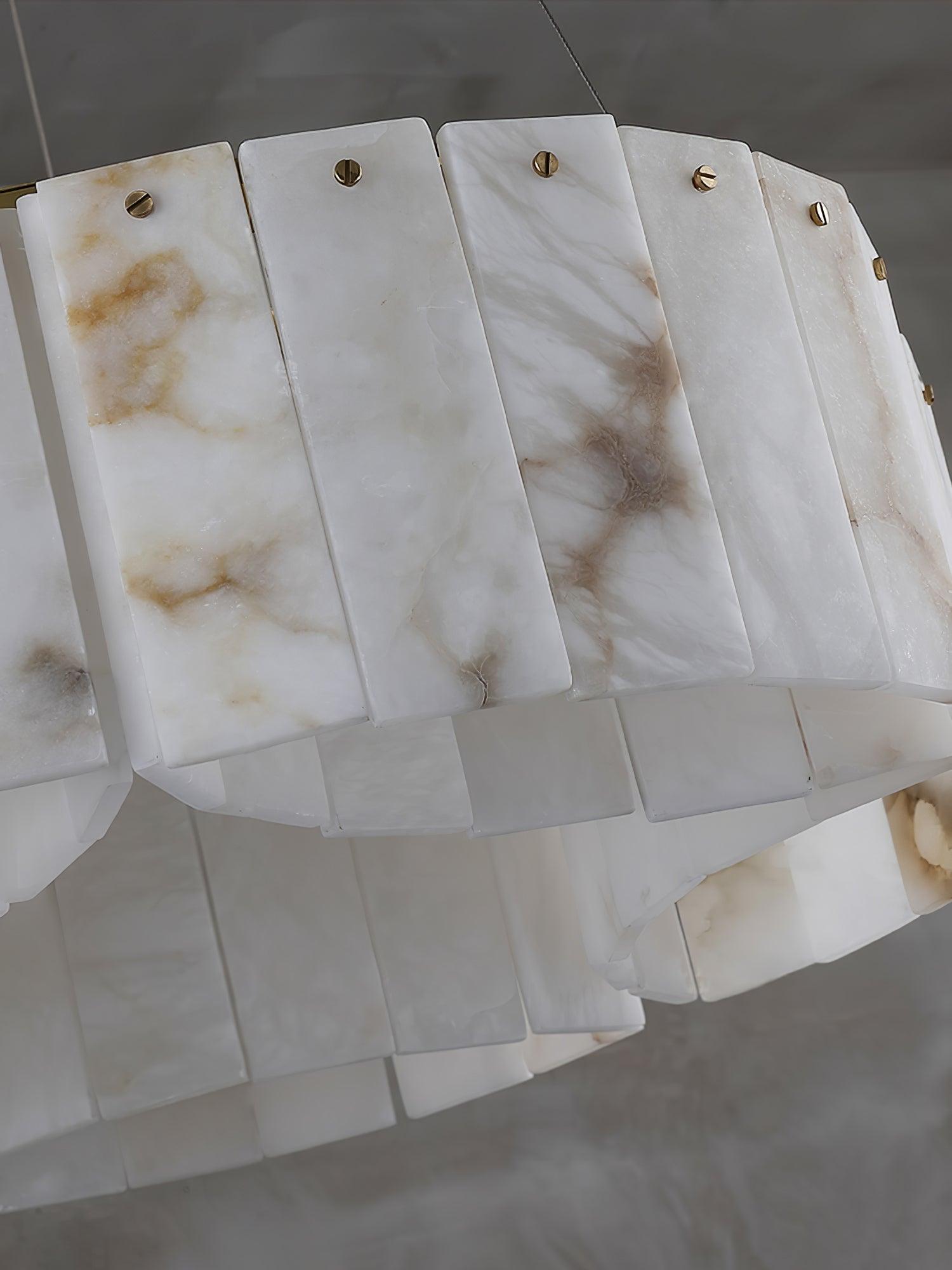 WOW Luxe Alabaster Brass Ceiling Lamp