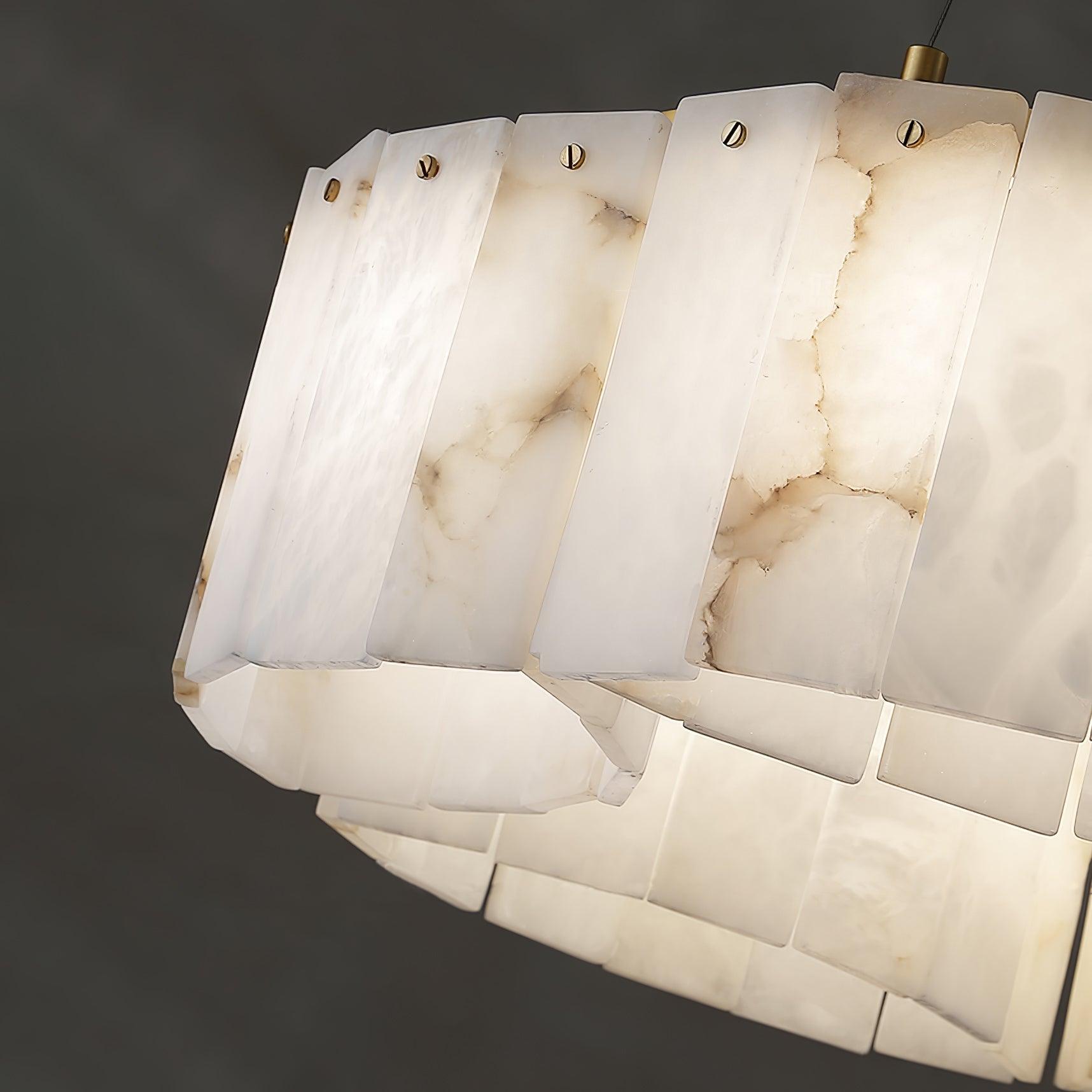 WOW Luxe Alabaster Brass Ceiling Lamp