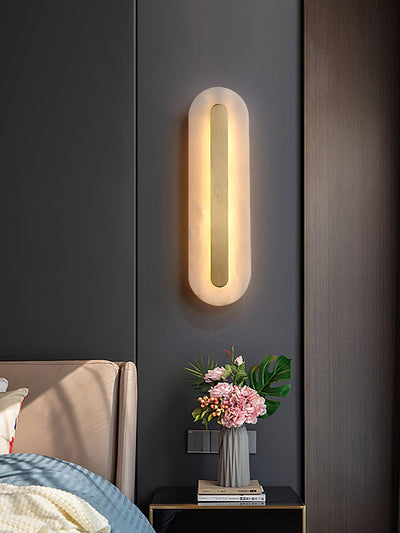 WOW Alabaster Rounded Wall Light