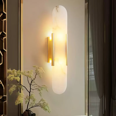 WOW Melange Elongated Alabaster Wall Lamp