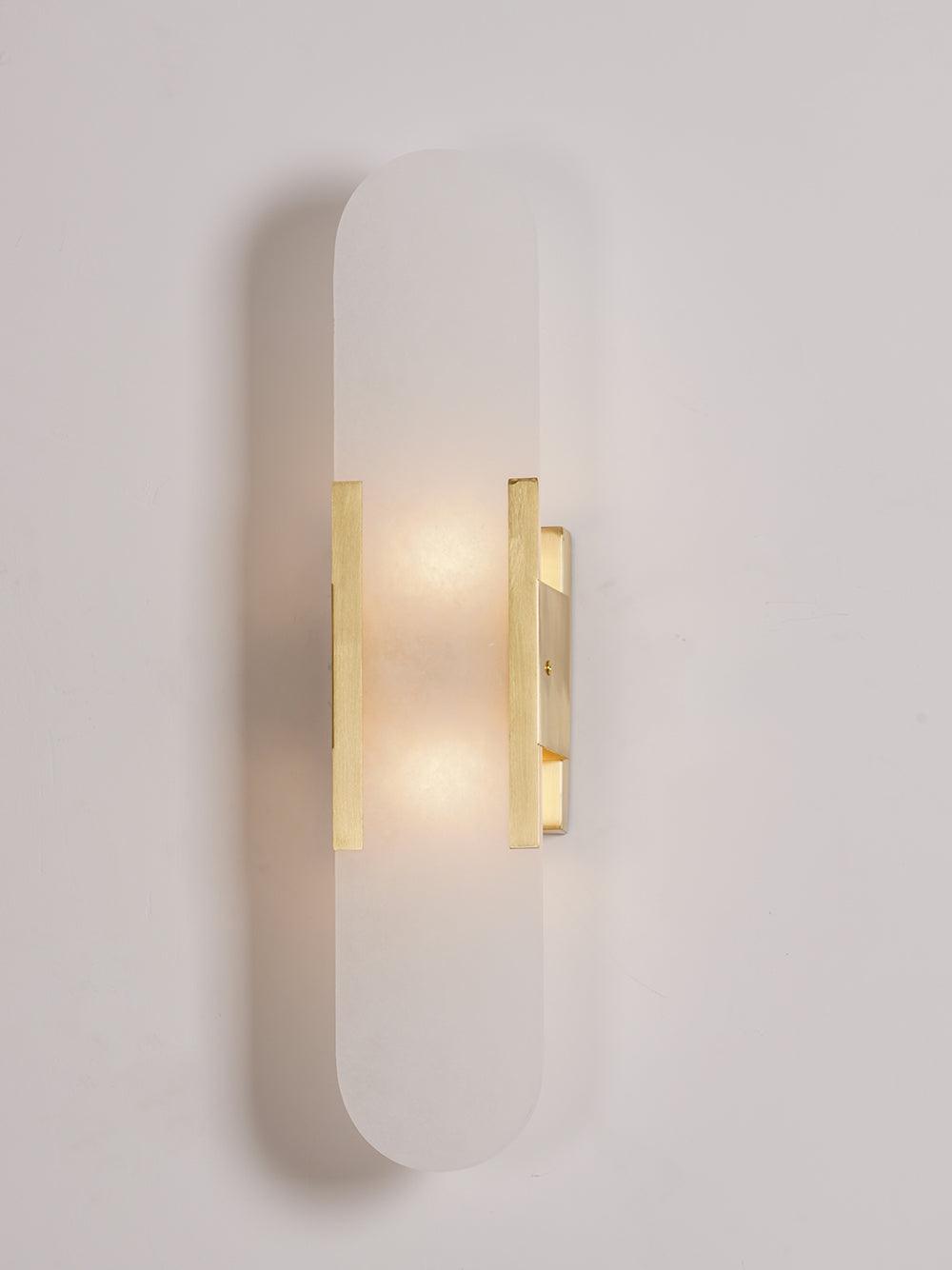WOW Melange Elongated Alabaster Wall Lamp