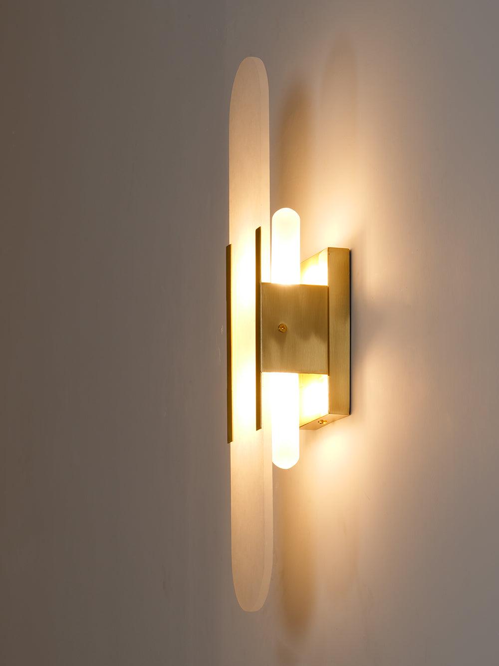 WOW Melange Elongated Alabaster Wall Lamp