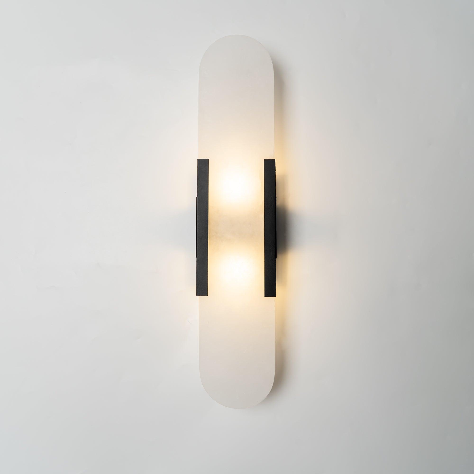 WOW Melange Elongated Alabaster Wall Lamp
