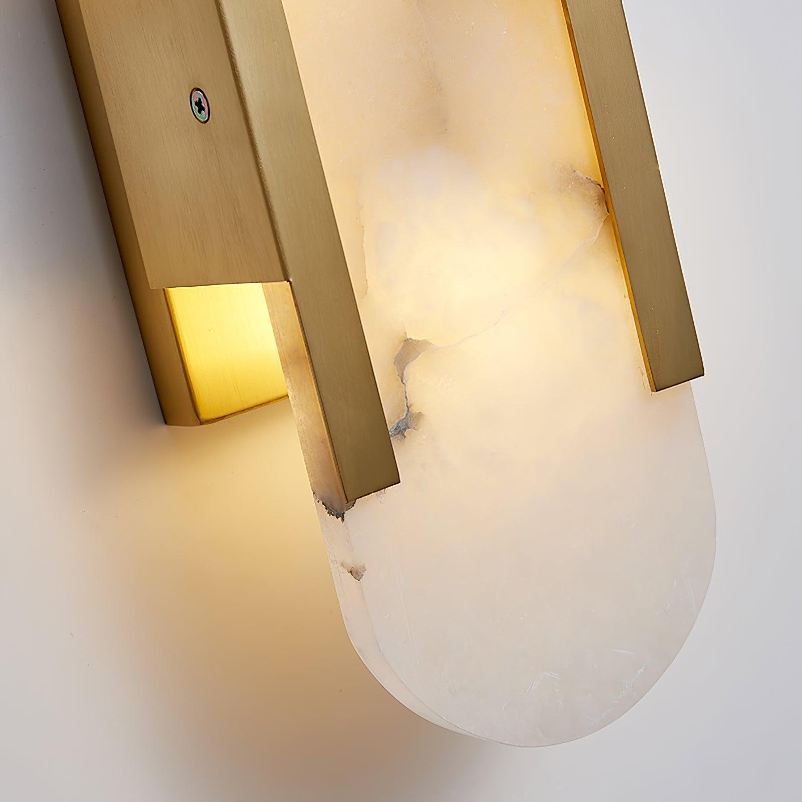 WOW Melange Elongated Alabaster Wall Lamp