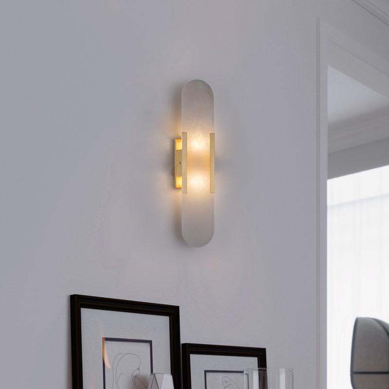 WOW Melange Elongated Alabaster Wall Lamp