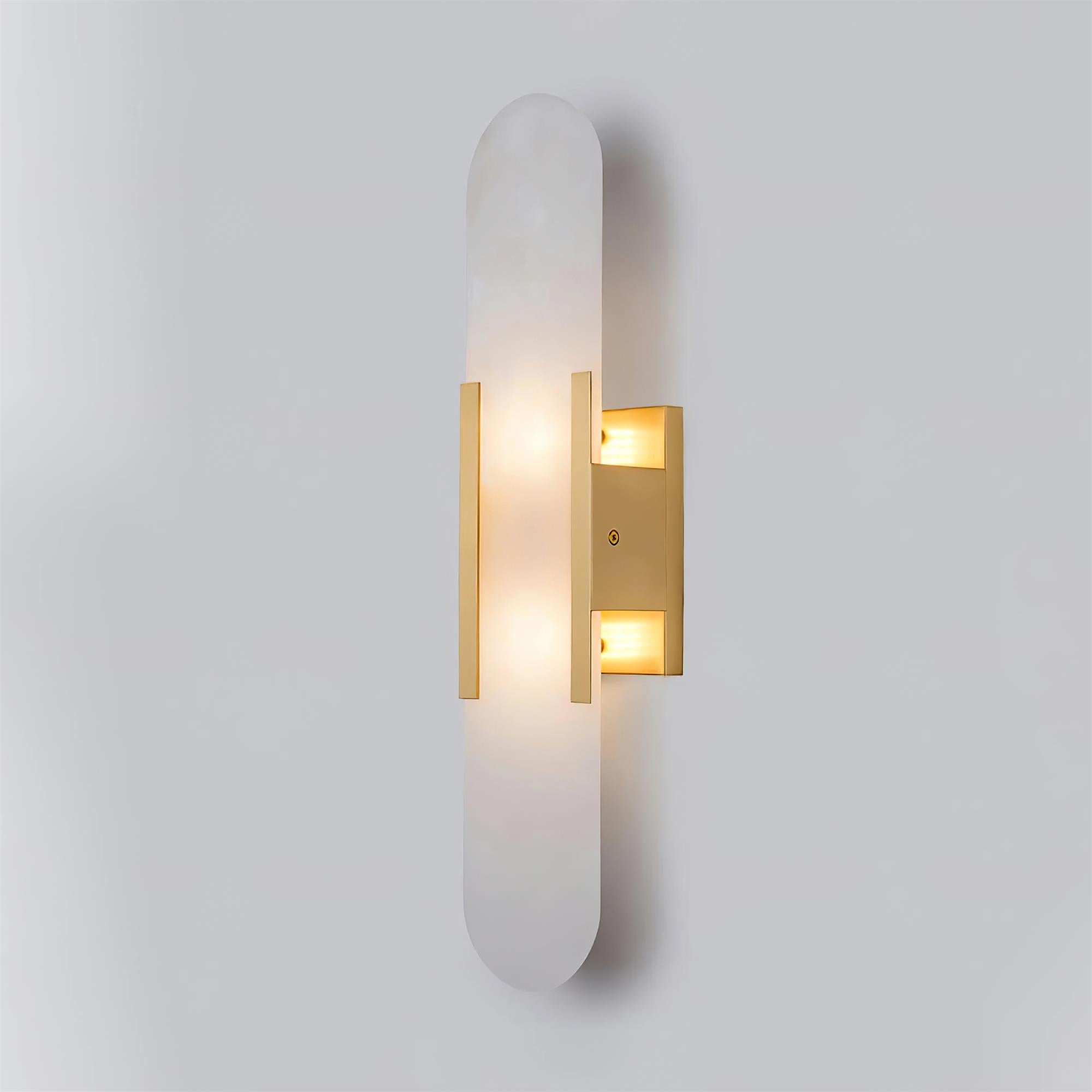 WOW Melange Elongated Alabaster Wall Lamp