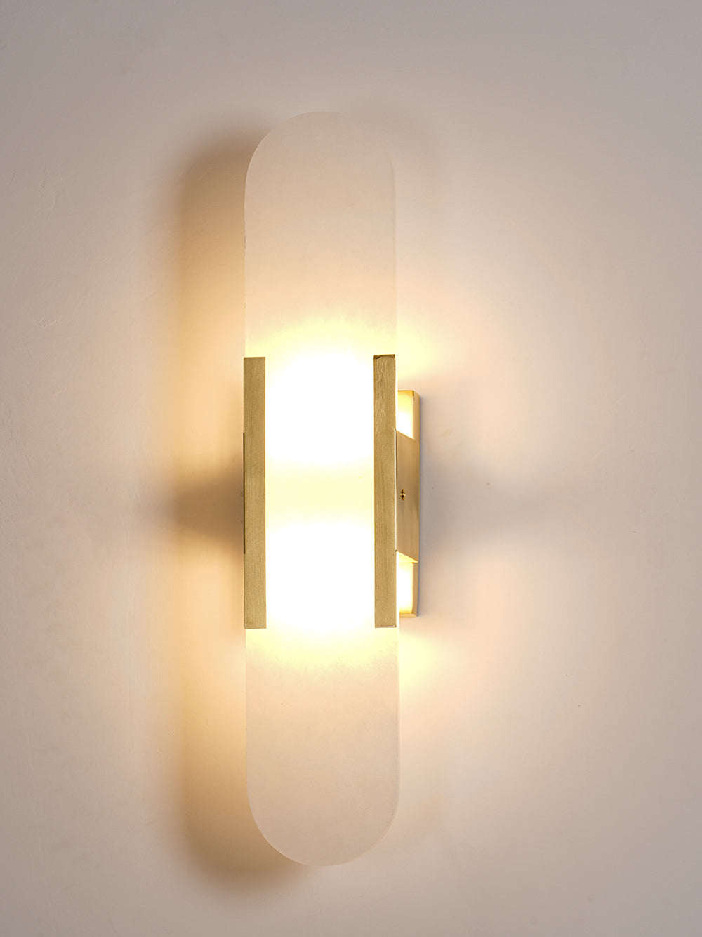 WOW Melange Elongated Alabaster Wall Lamp