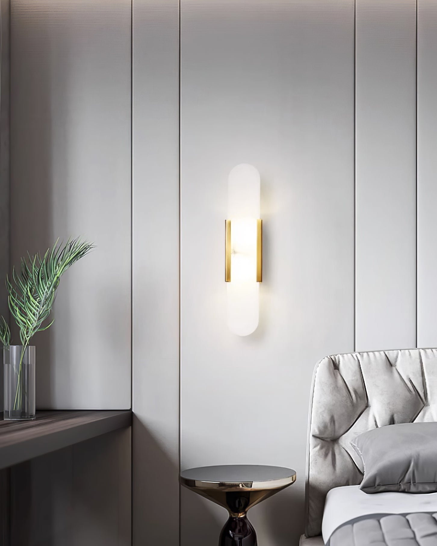 WOW Melange Elongated Alabaster Wall Lamp