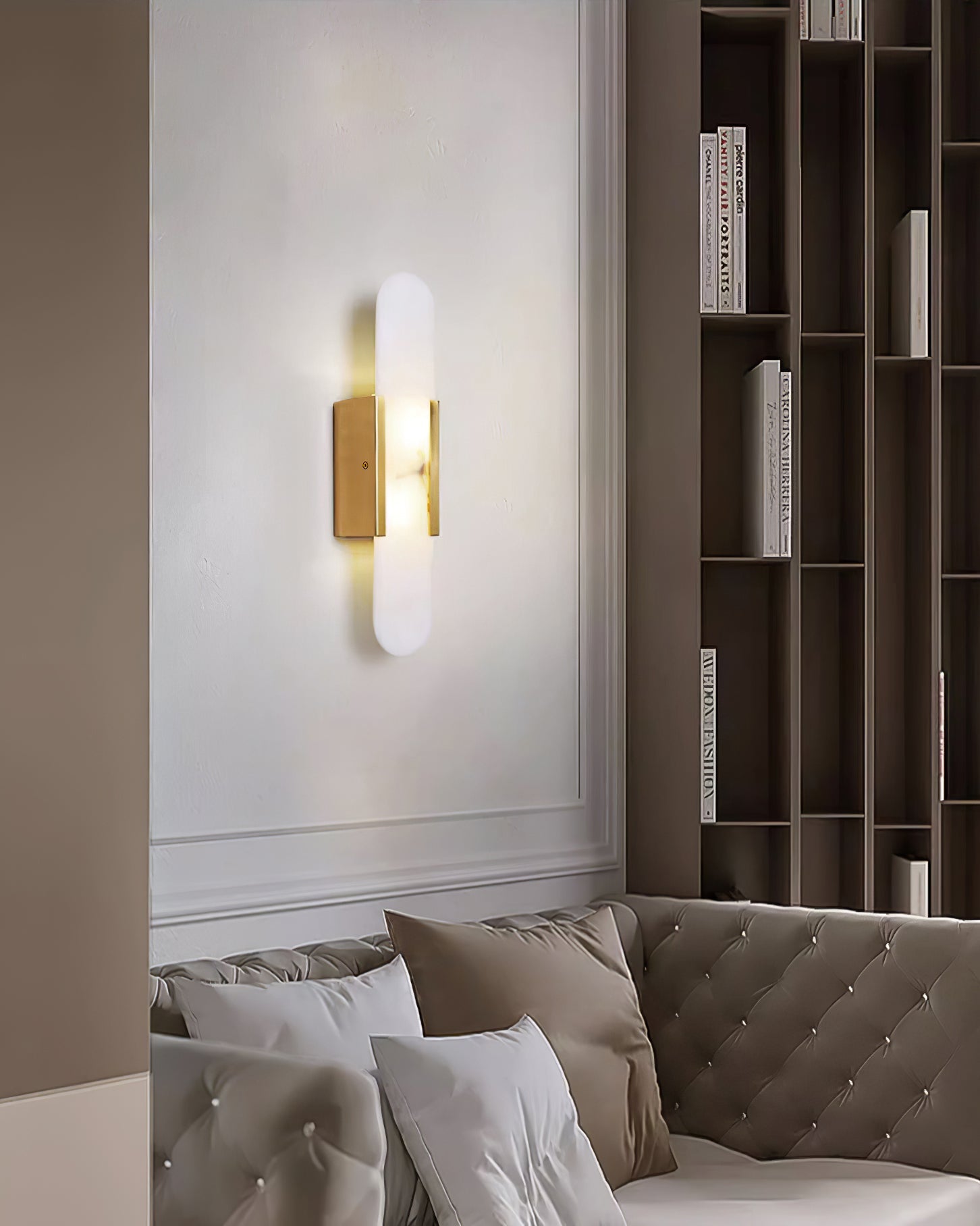 WOW Melange Elongated Alabaster Wall Lamp