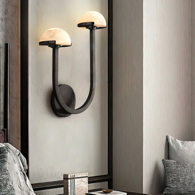 WOW Mushroom Alabaster Wall Lamp