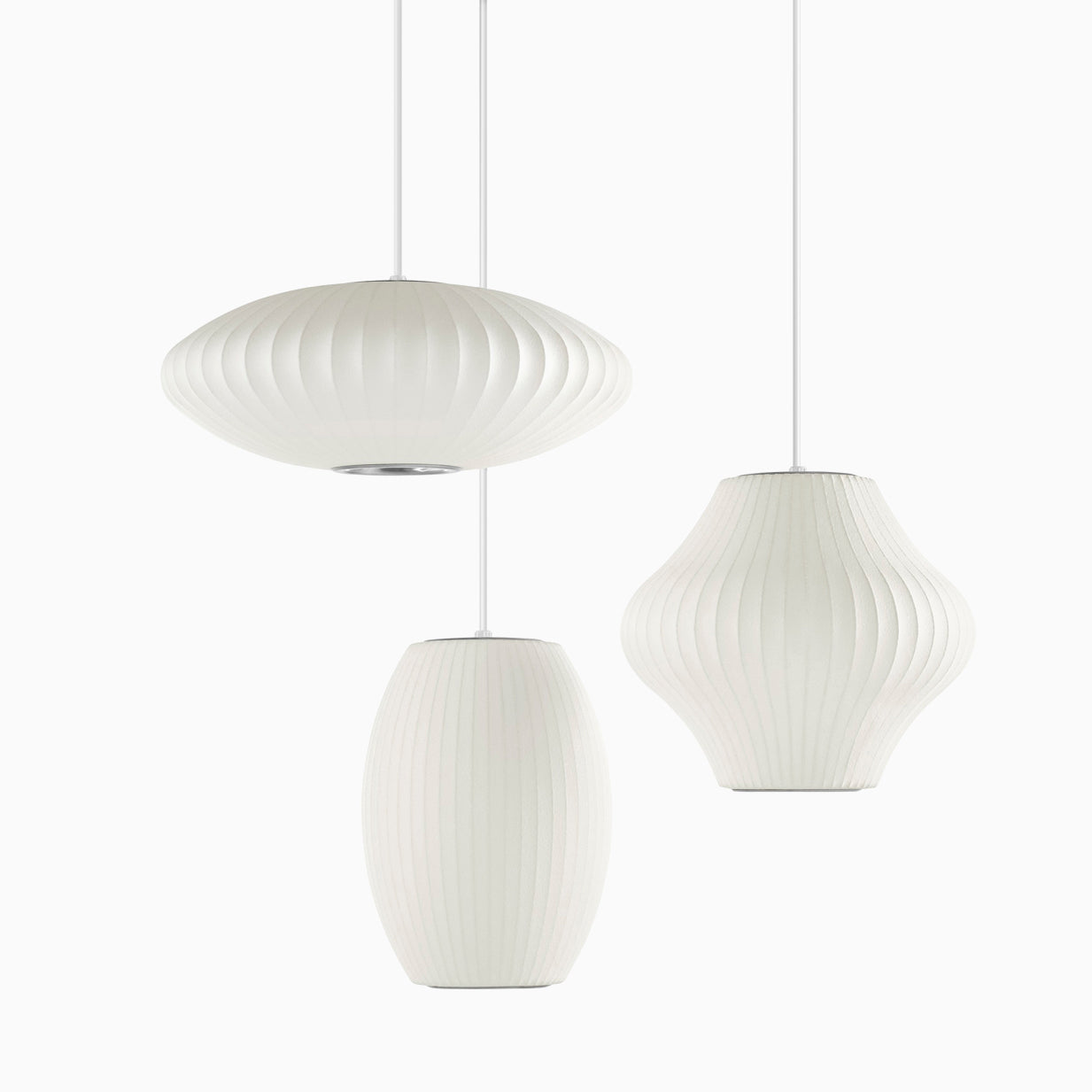 Wow Bubble Mulberry Silk Pendant Lamp